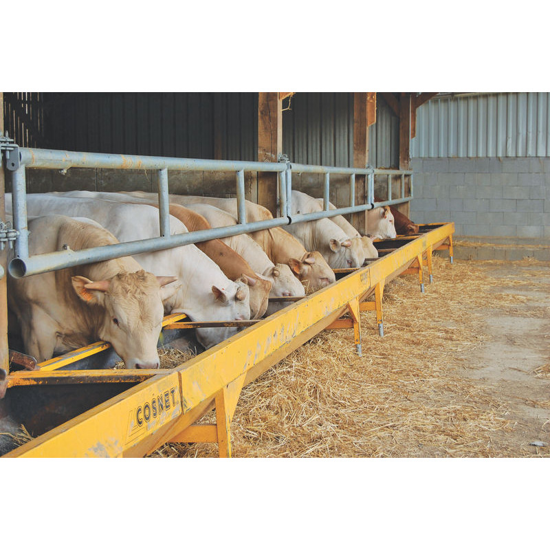 Panneau d'alimentation libre-service 2 lisses Ø 76 mm - 4 m
