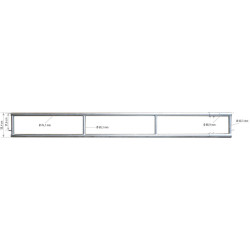 Panneau d'alimentation libre-service 2 lisses Ø 76 mm - 5 m Panneau d'alimentation libre-service 2 lisses Ø 76 mm - 5 m