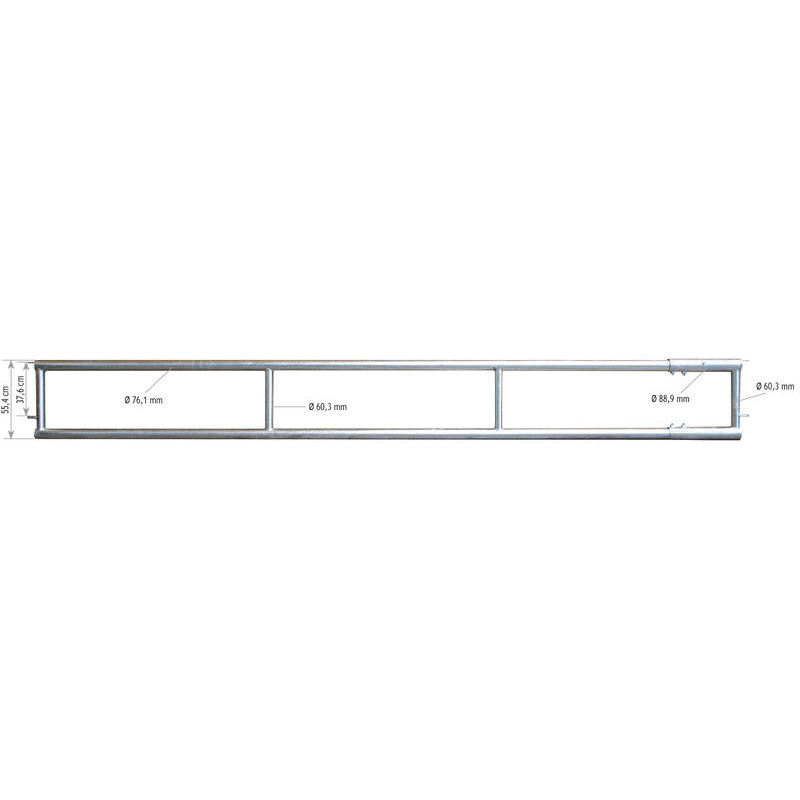 Panneau d'alimentation libre-service 2 lisses Ø 76 mm - 5 m Panneau d'alimentation libre-service 2 lisses Ø 76 mm - 5 m