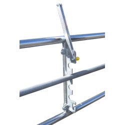 Panneau d'alimentation libre-service 3 lisses Ø 76 mm - 4 m à fermeture rapide