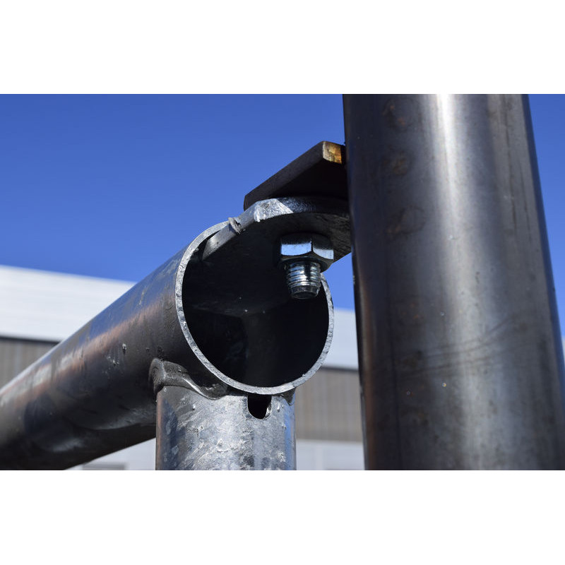 Panneau d'alimentation libre-service 3 lisses Ø 76 mm - 4 m à fermeture rapide