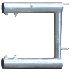 Embout pour panneau d'alimentation libre-service 2 lisses - Ø 76 mm