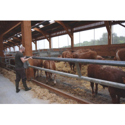 Panneau d'alimentation libre-service 2 lisses Ø 88 mm - 6 m