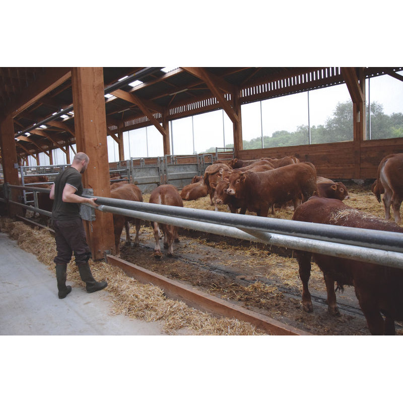 Panneau d'alimentation libre-service 2 lisses Ø 88 mm - 6 m