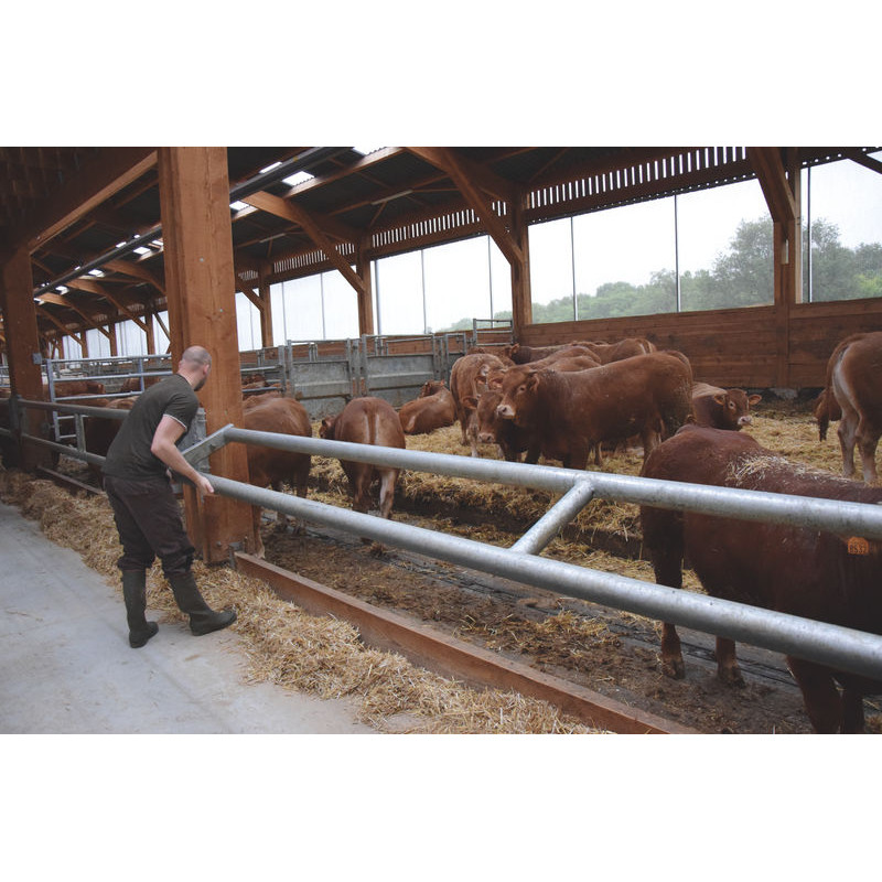 Panneau d'alimentation libre-service 2 lisses Ø 88 mm - 6 m