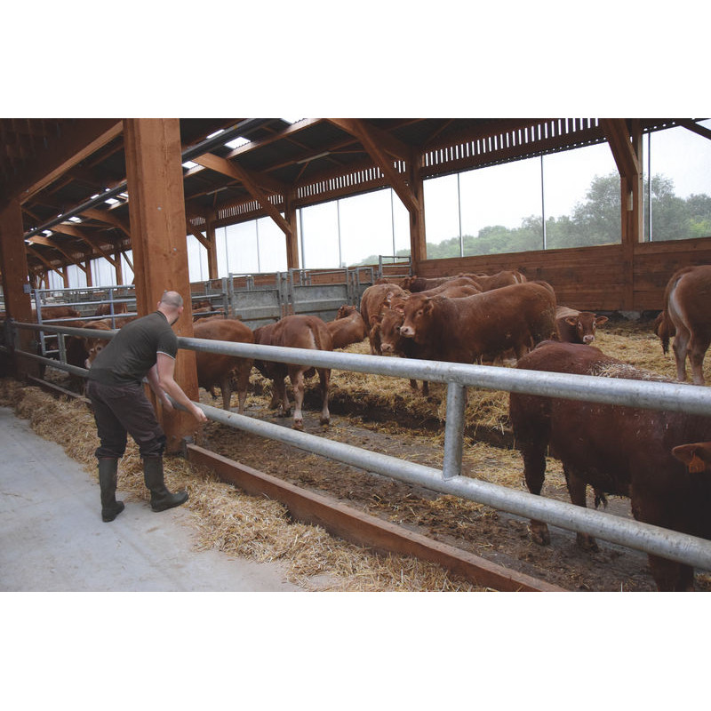 Panneau d'alimentation libre-service 2 lisses Ø 88 mm - 6 m