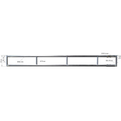 Panneau d'alimentation libre-service 2 lisses Ø 88 mm - 6 m