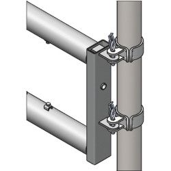 Panneau d'alimentation libre-service 2 lisses Ø 88 mm - 6 m