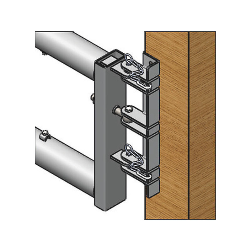 Panneau d'alimentation libre-service 2 lisses Ø 88 mm - 6 m