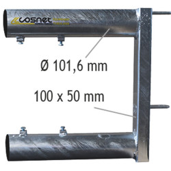 Embout pour panneau d’alimentation libre-service 2 lisses - Ø 88 mm