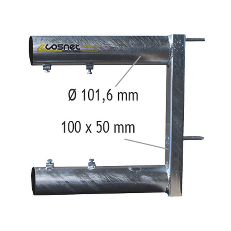 Embout pour panneau d’alimentation libre-service 2 lisses - Ø 88 mm