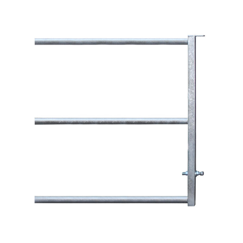 Embout avant panneau 3 lisses pour barrière de stabulation