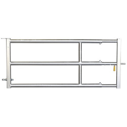 Barrière 3 lisses extensible Ø 60 mm H. 0,79 m - 2/3 m