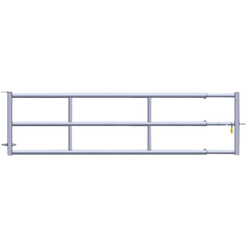 Barrière 3 lisses extensible Ø 60 mm H. 0,79 m pour passage robot racleur - 4/5 m Barrière 3 lisses extensible Ø 60 mm H. 0,79 m pour passage robot racleur - 4/5 m