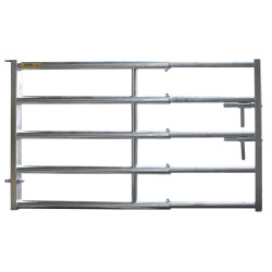 Embout arrière 5 lisses pour barrière de stabulation 0,90/2 m Embout arrière 5 lisses pour barrière de stabulation 0,90/2 m