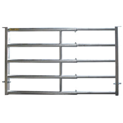Embout arrière 5 lisses pour barrière de stabulation 0,90/2 m Embout arrière 5 lisses pour barrière de stabulation 0,90/2 m