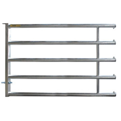 Embout arrière 5 lisses pour barrière de stabulation 2/3 m