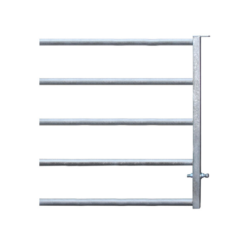 Embout avant panneau 5 lisses pour barrière de stabulation
