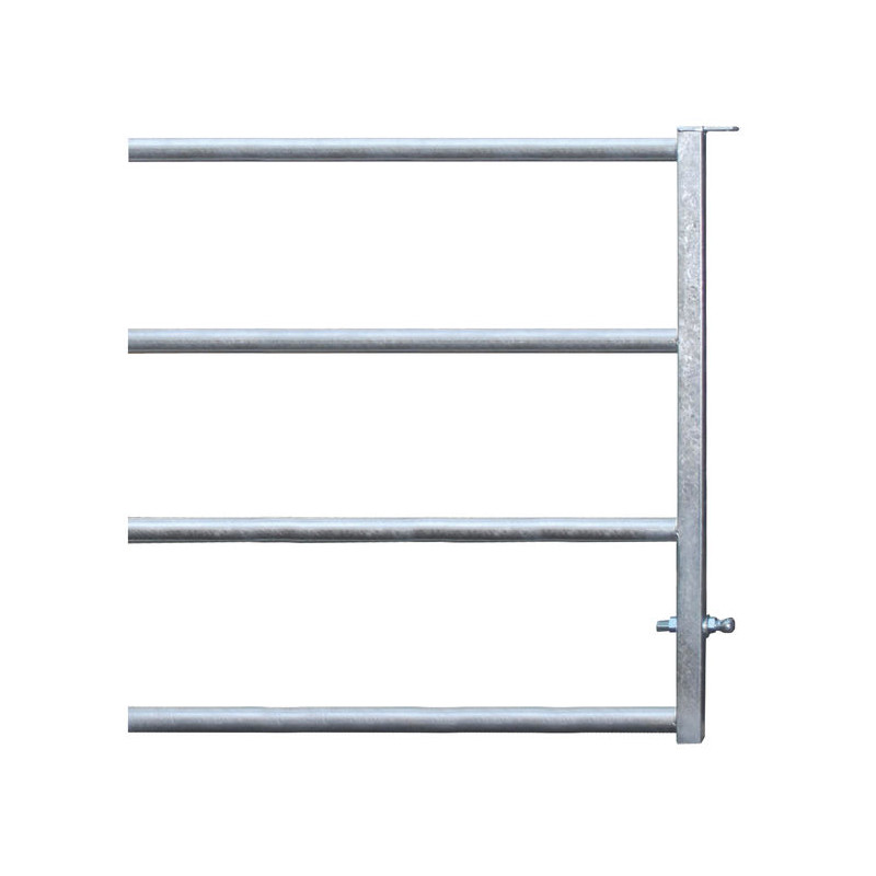 Embout avant panneau 4 lisses pour barrière de stabulation