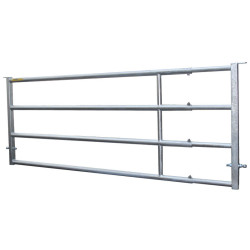 Embout avant panneau 4 lisses pour barrière de stabulation