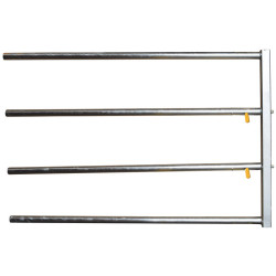Embout avant 4 lisses Ø 48,3 mm avec 2 verrous automatiques easylock Embout avant 4 lisses Ø 48,3 mm avec 2 verrous automatiques easylock