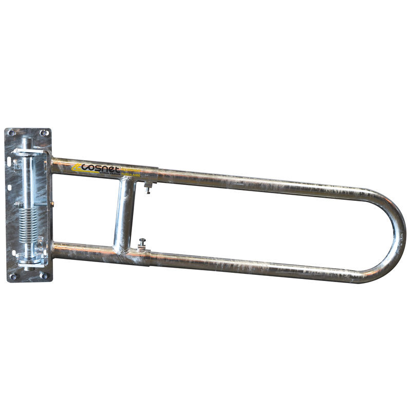 Portillon 2 lisses extensible anti-retour pour passage d'animaux ou couloir Portillon 2 lisses extensible anti-retour pour passage d'animaux ou couloir
