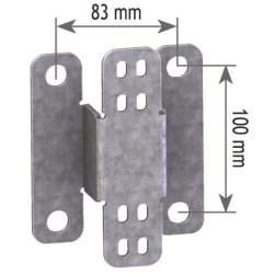 Paire de fixations murale pour porte SECURIPASS