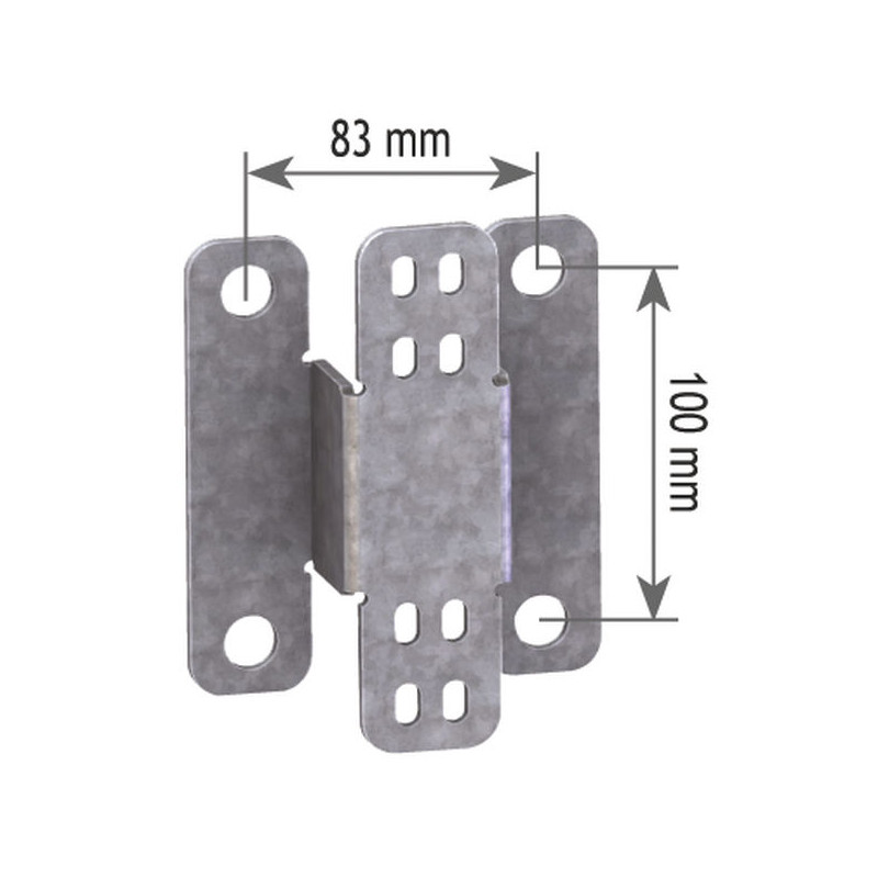 Paire de fixations murale pour porte SECURIPASS