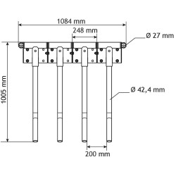 Kit finger gate pour embout avant passage d'animaux