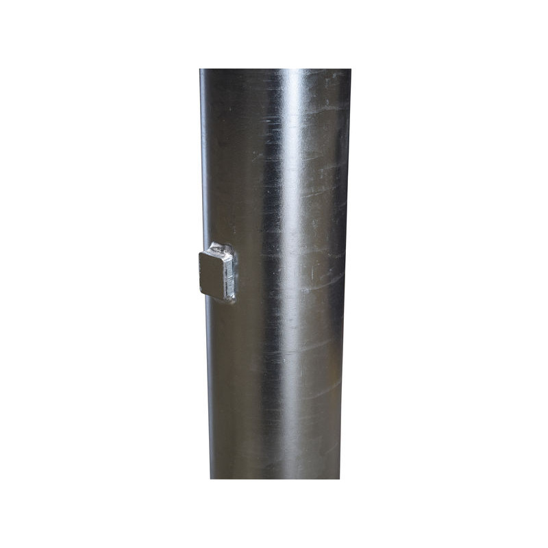  Poteau nu à sceller Ø 102 mm - H. 2,13 m - Epais. 4 mm