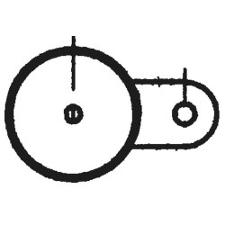 Poteau 1 direction - Ø 102 mm - à sceller Poteau 1 direction - Ø 102 mm - à sceller