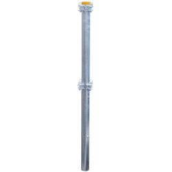 Poteau 4 directions - Ø 102 mm - à sceller