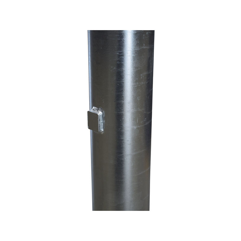 Poteau nu à sceller Ø 102 mm - H. 1,68 m - Epais. 4 mm