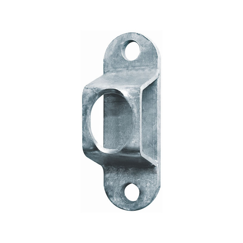 Platine de réception de verrou standard face et côté