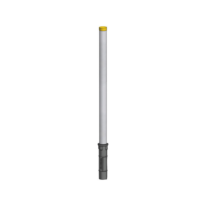 Douille ronde PE pour poteau rond Ø 102 mm