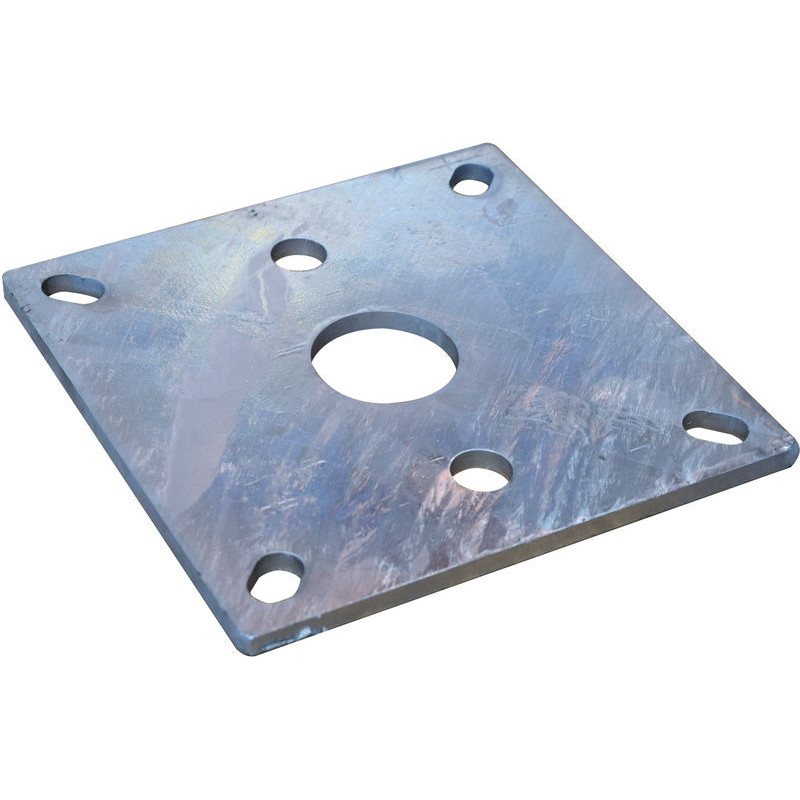 Contre-platine pour poteau sur platine Contre-platine pour poteau sur platine