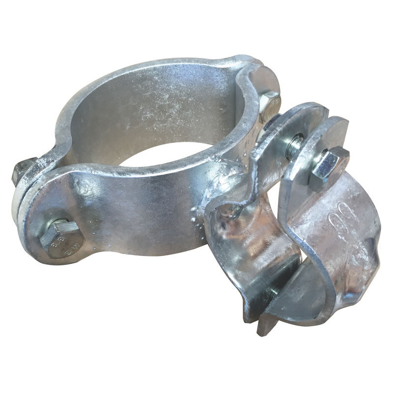 Bride Ø 102 mm pour fixation de tube Ø 60,3 mm