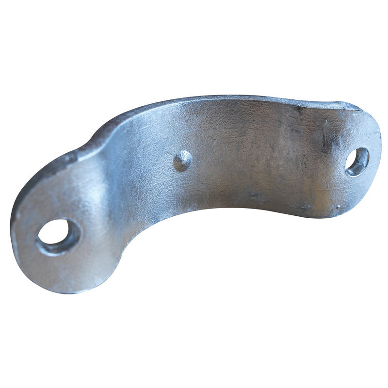 1/2 bride nue pour poteau rond Ø 102 mm