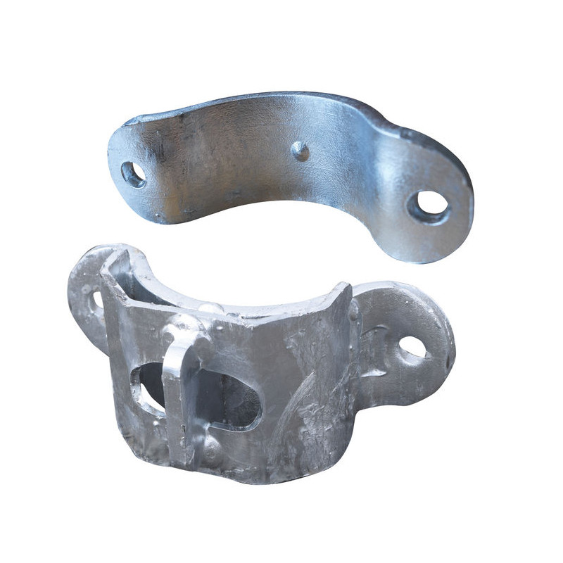 1/2 Bride "EASYLOCK" pour poteau Ø 102 mm