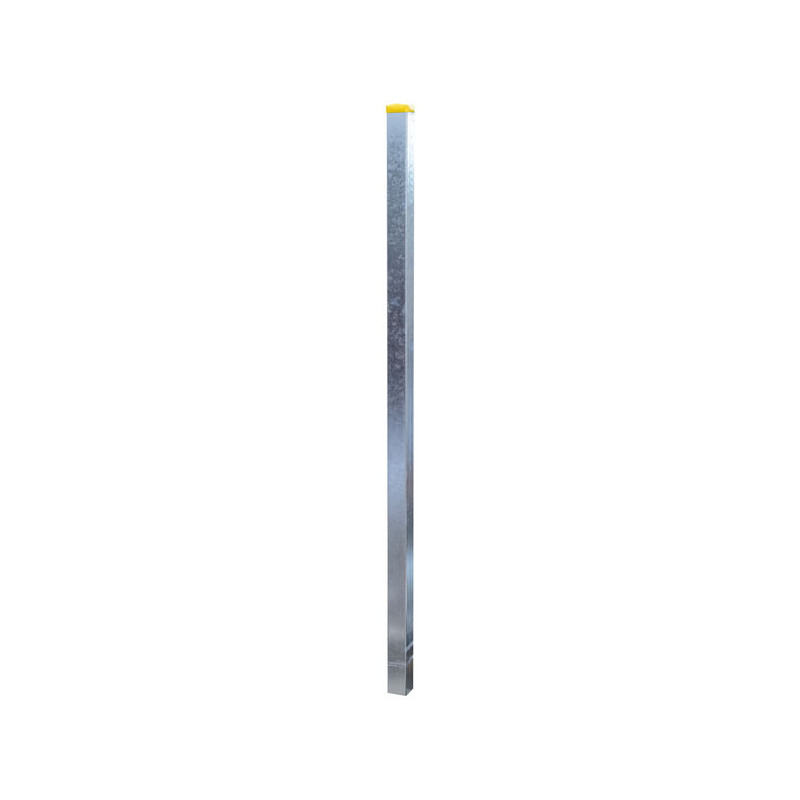 Poteau nu carré 90x90 mm à sceller Haut. 2,50 m
