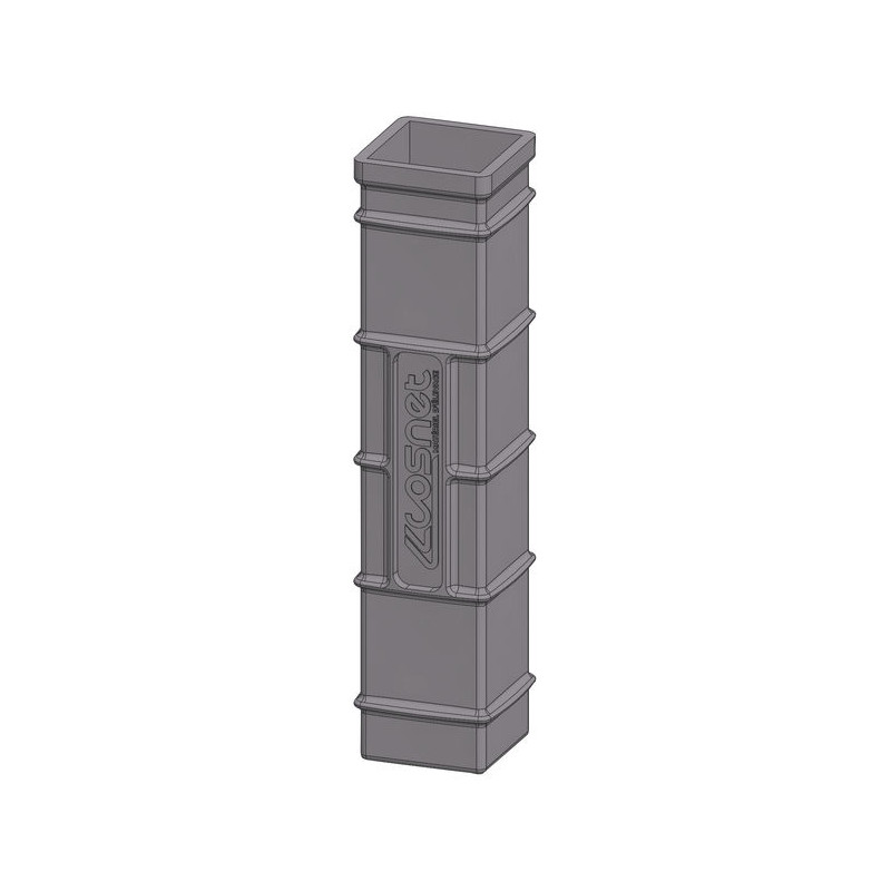 Douille PE carré pour poteau carré 90x90 mm Douille PE carré pour poteau carré 90x90 mm