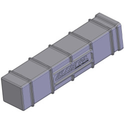 Douille PE carré pour poteau carré 90x90 mm Douille PE carré pour poteau carré 90x90 mm