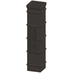 Douille PE carré pour poteau carré 90x90 mm Douille PE carré pour poteau carré 90x90 mm