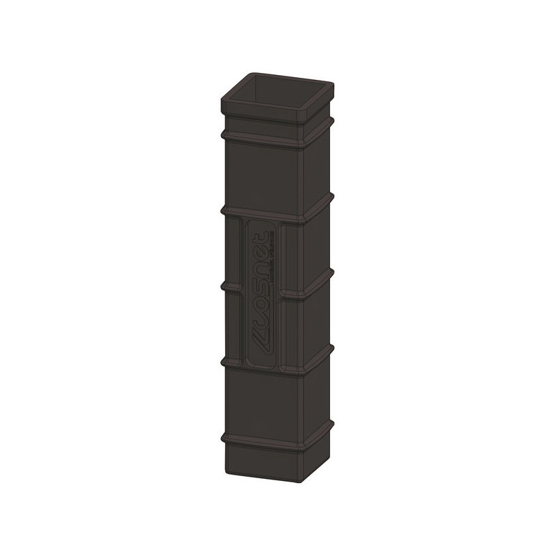 Douille PE carré pour poteau carré 90x90 mm Douille PE carré pour poteau carré 90x90 mm