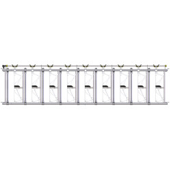 Cornadis confort SR - 5 m/9 places