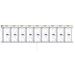 Cornadis confort SR - 5 m/9 places