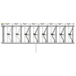 Cornadis confort SR - 4,40 m/8 places Cornadis confort SR - 4,40 m/8 places