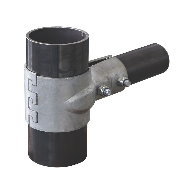 Coquille ronde 102 mm pour pose bat-flancs nu sur poteau 102 mm - Simple rangée