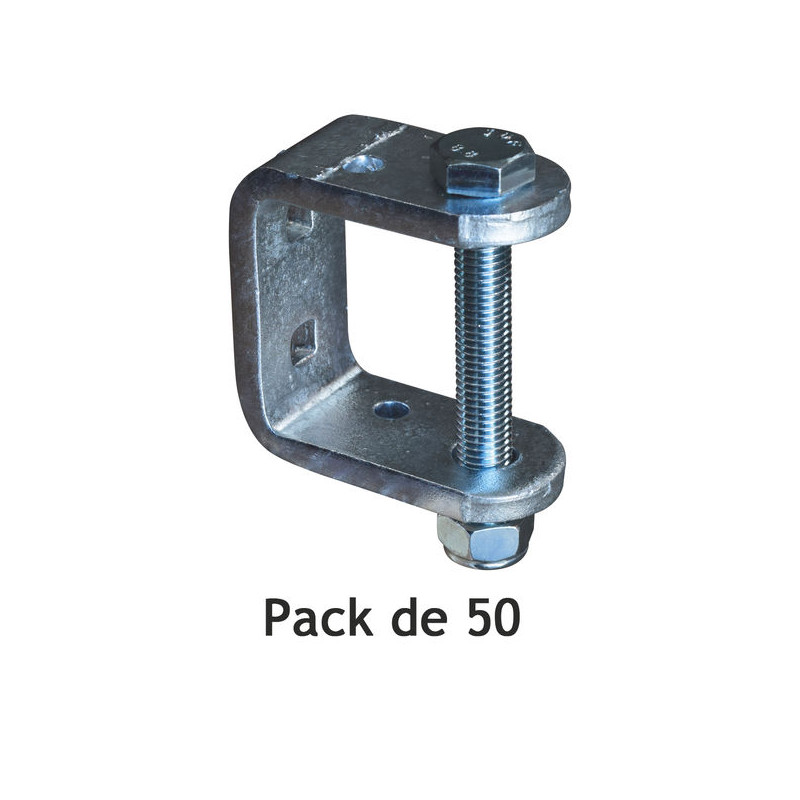Chape de fixation murale polyvalente - Pack de 50 Chape de fixation murale polyvalente - Pack de 50