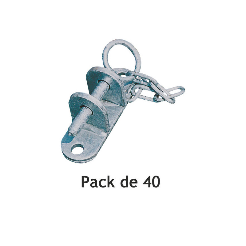 Chape de fixation simple - Pack de 20